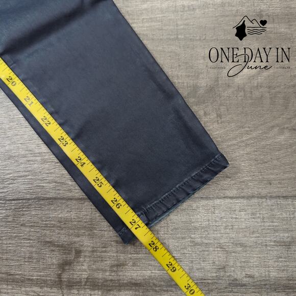 Adriano Goldschmied The Legging Ankle Super Skinny Faux Leather Jeans Size 27 (4 - Picture 5 of 6